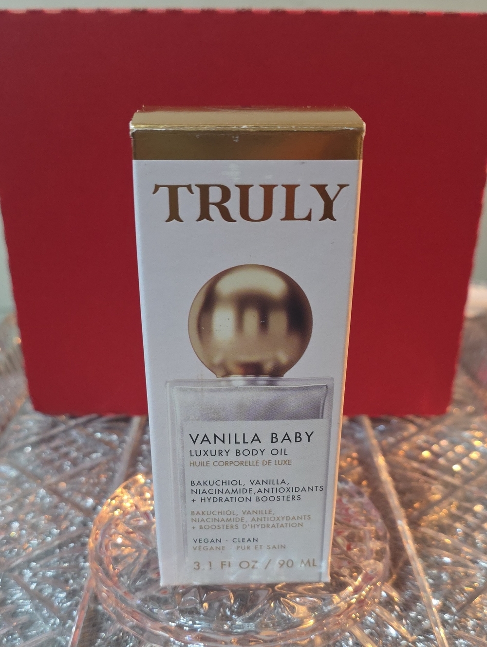 TRULY Vanilla Baby Luxury Body Oil - Gold & White